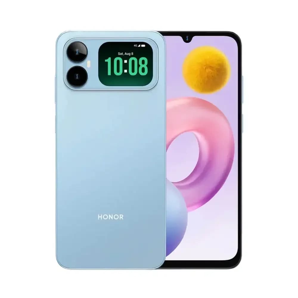 HONOR Play20A in light blue, back and front